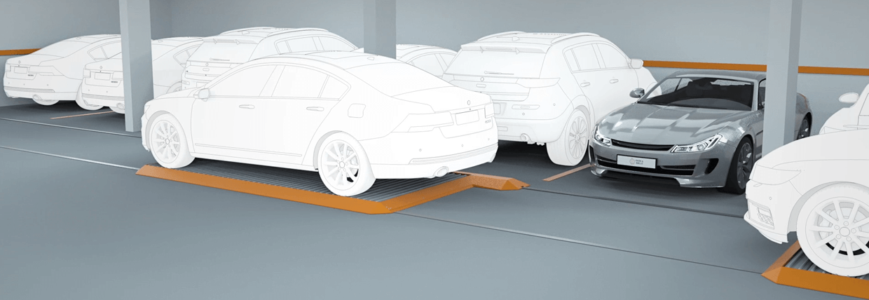 KLAUS Multiparking Produkte Parkpaletten Autos Header